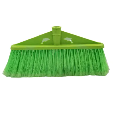 Low Price Flagged Bristle Durable Efficient Cleaning Balai Brosse Plastic Besom Broom Head for Home