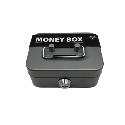 Money Storage Tank Creative Portable Money Storage Box Small with Key Change Box