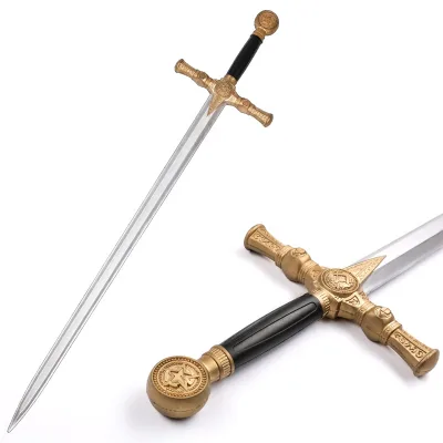 Medieval Masonic Knight Eva Foam Broad Sword