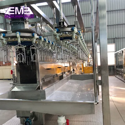EME Brand High Stainless Steel Automatic Convey Rail Slaughter Equipment for Poultry Chicken Duck Goose Quail Bird