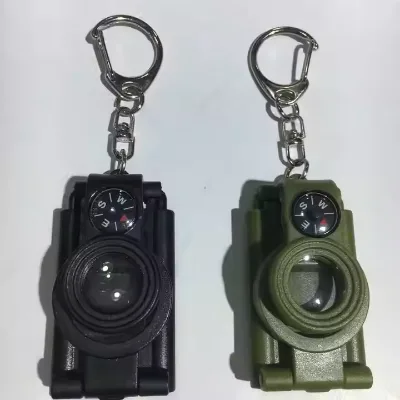 Portable Four-in-one Multi-Functional Mini Children's Compass for Outdoor Travel and Camping