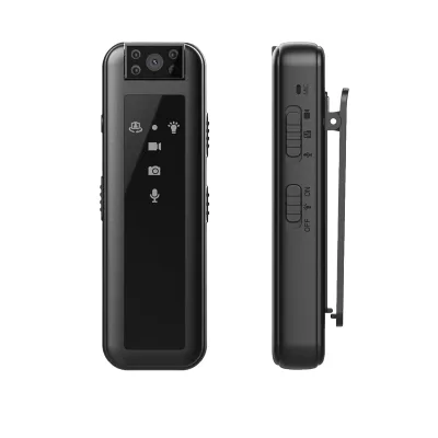 1080P Mini Sports Camera Night Vision Clip Body Dvr 180 Degree Lens Rotation Supports Memory Card up to 256GB