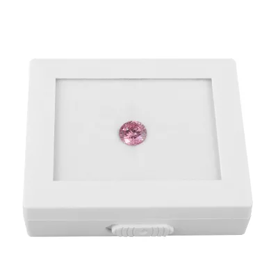 High-end Quality Diamond Display Box Reversible White and Black Cushion Gemstone Storage Box
