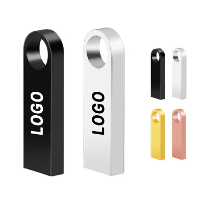 Custom Gifts Logo Usb Flash Drive Clé Usb Metal 128 GB U Disk Memory Stick Memorias Usb