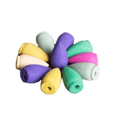 AROMATIC Incense Cones Burner Wood Material Aromatic Waterfall Backflow Bakhoor Aroma Diffusing Stick Incense Scented Flavor