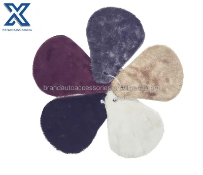 Luxury Car Inner Dashboard Cover Roll Dash Mat with Fur Material Full Face Design Plain Pattern
