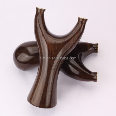 Professional Solid Wood Flying Tiger Slingshot Copper Head Wooden Hunting Slingshot Catapult