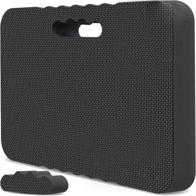 Garden Knee Cushion - Large Black Foam Kneeling Board, Water-Repellent Knee Pad Garden