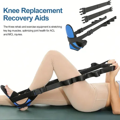 FSPG Lightweight Foot Stretcher Yoga Calf Stretch Strap Leg Stretching Belt for Physical Therapy Relief