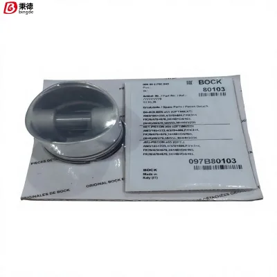 BOCK Compressor 80103 Complete Piston Set, Piston with Rings for Marine Chiller & Industrial Refrigeration Unit Repair