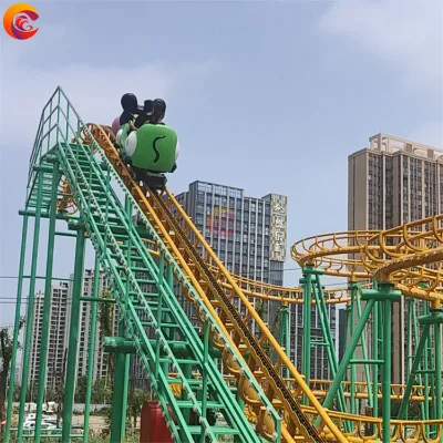 Outdoor Playground Equipment Factory Amusement Park Carnival Games Crazy Flying Mouse Roller coaster Ride