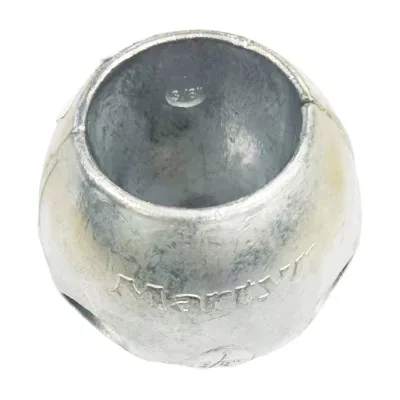 Wholesale Zinc Alloy Spherical Shaft Anode 1-3/8 Inch Marine Yacht Propeller Shaft Sacrificial Anode