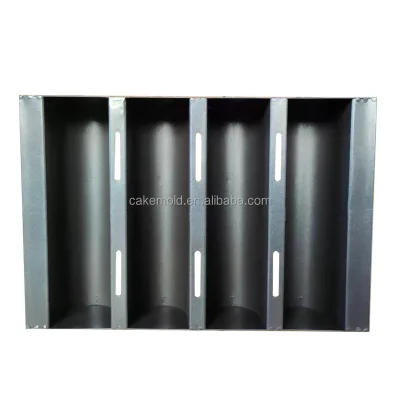 Factory Customized 4 Slot Circular Arc Baking Tray Multi - Connected Arc groove Bread Loaf Baking Pan