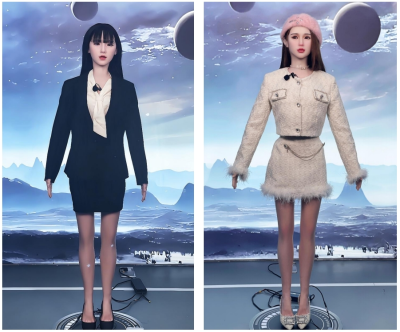 Company Desk Humanoid Female Robots Popular Science Ai Robot Girl Cultural Promotion Robot Girl for Men