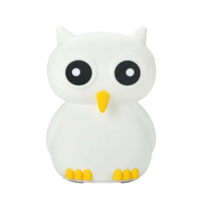 Cross Border Owl Silicone Pat Light Desktop Ornament Eye Care Bedside Feeding Breathing Ambiance Night Lights