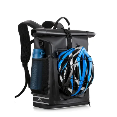 Outdoor Custom OEM Waterproof PVC with Laptop Compartment Pannier Rack Bag Dry Rucksack Bike 3 in 1 Bicycle Backpack