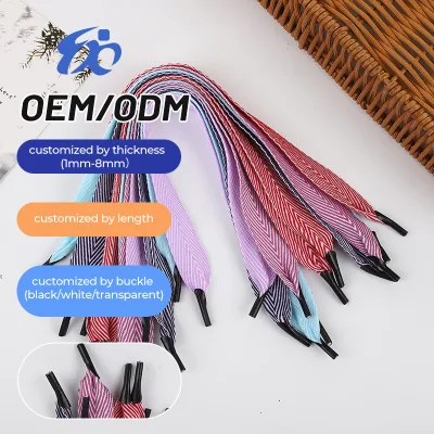 Custom 2cm Cotton Tape Handles Cotton Webbing Handles with Black Buckle, Durable Rope for Gift Packaging & Gift Bag Accessories
