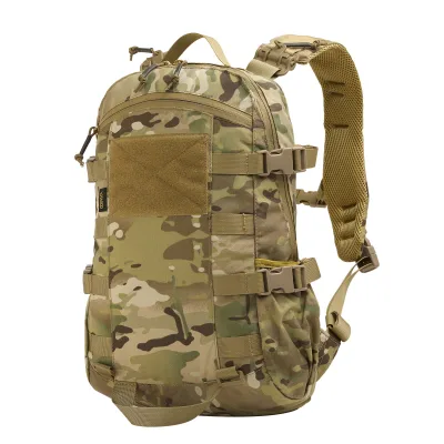 Outdoor Tactical Backpack 500D Nylon Water-Repellent Scratch/Wear-Resistant Portable Lightweight Molle Carrying System Polyester