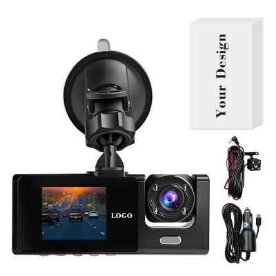IR Night Vision Electric Dashcam Motion Detection Enhanced Driving Recorder Strong Suction Compact 3 Channel Car Dash Cam