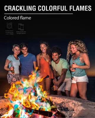 Bulk Magic Flame Colorant Powder | 10g 15g 30g Sachets | Fireplace Color Flame OEM Custom Packaging Factory Price