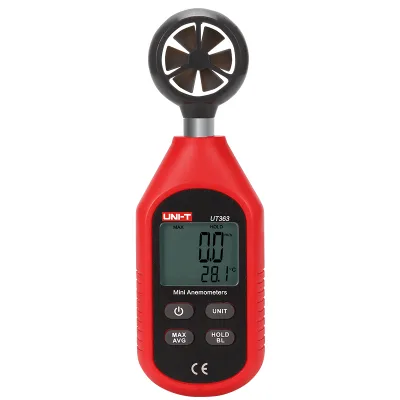 UNI-T UT363 Handheld Digital Wind Speed Meter Thermometer Anemometer Air Flow Monitor