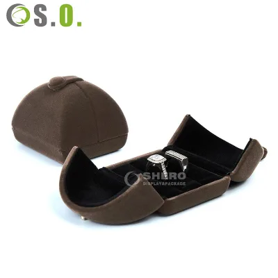 Luxury Velvet Jewelry Box with Custom Logo for Rings Necklaces Bracelets Pendants with Branding Jewelry Display