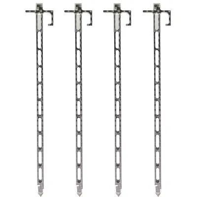 Marvquester 5g Ultra-light Carbon Fiber Black Tent Stake Peg