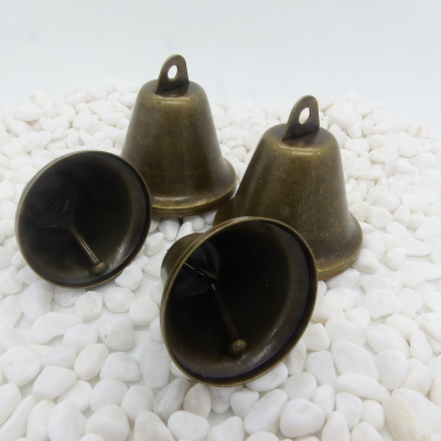 High Quality Religious Church Bell Antique Temple Bells Christmas Metal Horn Bells Ornements