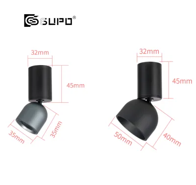 GUPO Tiltable Rotating 110V /220V Driver Built-in 3w Small Angle 3 Degrees 12 24 36 Degree LED Surface Mounted Cabinet Spotlight