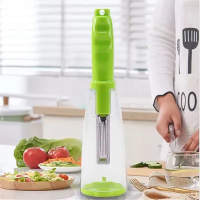 Multifunctional and Convenient Kitchen Tools with Storage Rubbish Box Creative Paring Knife Fruit and Vegetable Peeler