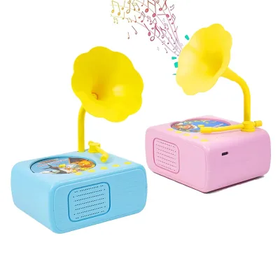 Children's Phonograph Story Music Player Gift Children's Education and Learning Machine with Voice Reading Flash Card