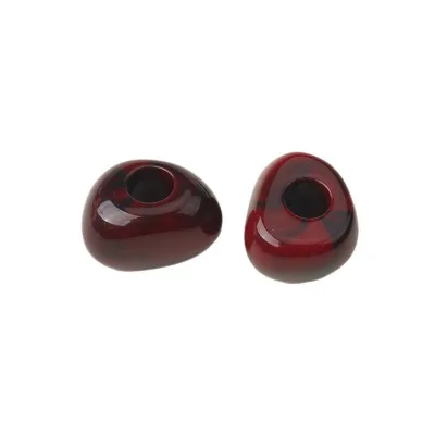 16*10mm Large-hole Resin Spacer Beads 5MM Hole Acrylic Triangle Beads Decorative Accessories for DIY