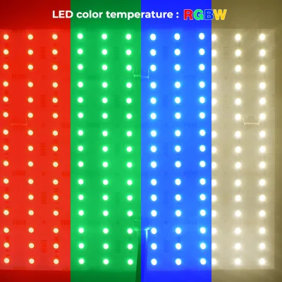FREE CUTTING DC24V 18W SMD5050 HIGH BRIGHTNESS RGBW LED SHEET SUITABLE for Interior Decoration and Stage Lighting Decoration.