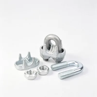 Galvanized Wire Rope Clip U Type Cable Clamp for Steel Wire Rope Fixing OEM Custom Size Available