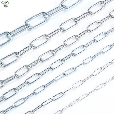 Retail Window Display DIN5685C Ironl Long Link Chain Exhibition Decorative Chain