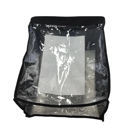 Wholesale Quilt Storage Bag with Transparent Plastic Zipper Quilted Design for Living Room From China Factory for Women