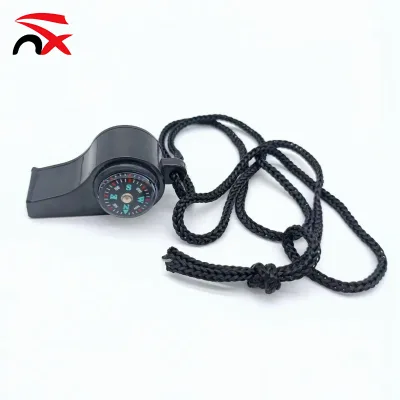 Hn Modern Style Custom Logo Outdoor Safety Whistle Using Three-in-one Survival Whistle