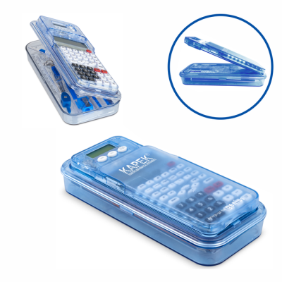 Graphic Pencil Box Calculator Student Office Pencil Case Calculator Scientific Electronics Engineering Calculator