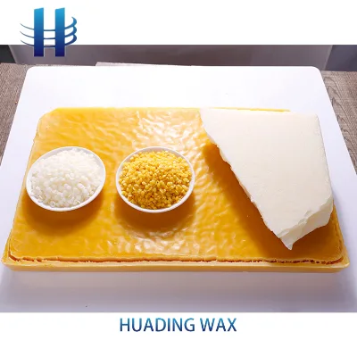 Natural Pure White Beeswax Slab / Block / Bar No Additive