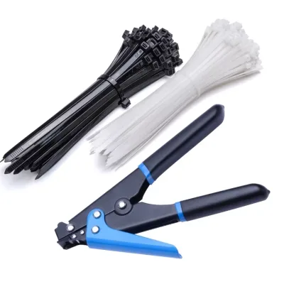 Cable Ties Wrap 4.8*200mm Zip Ties Plastic Wire Tie Self-locking Pa66 Uv Nylon Black Bunding Wires Cable Cord Bridas De Nylon