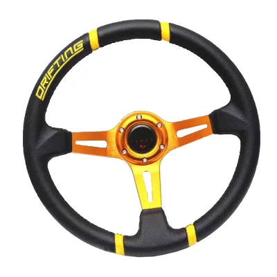 14Inch Pvc Steering Wheel F30 Wheels Mustang 204 E60 E90 Racing Custom Carbon G37 G50 Quick Release Sports Boat Wood