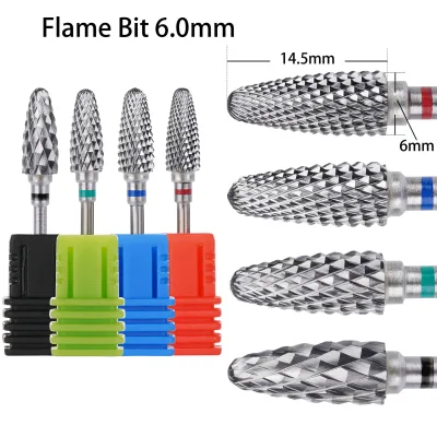 Corn Carbide Nail Drill Bit Stepped Cross Cut Acrylic Gel Remover 3/32" Shank Professional Manicure Tool Custom Logo Wholesale