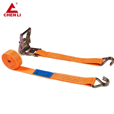 Hot Selling 1" Customizable Packaging  Tie Down Ratchet Straps Cargo Lasing