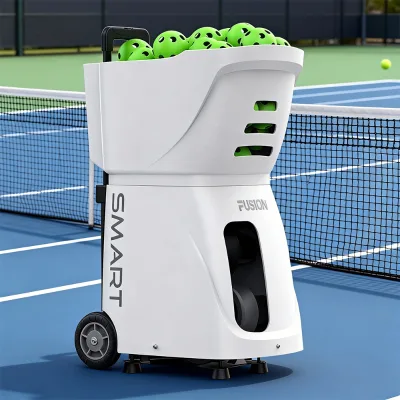 PP Smart Pickleball Launcher Mid Size Battery Machine for Indoor Outdoor Skill Development
