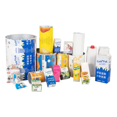 Custom Laminated 7 Layers Paper Structure Aseptic Packaging Material for Beverage Industry Use