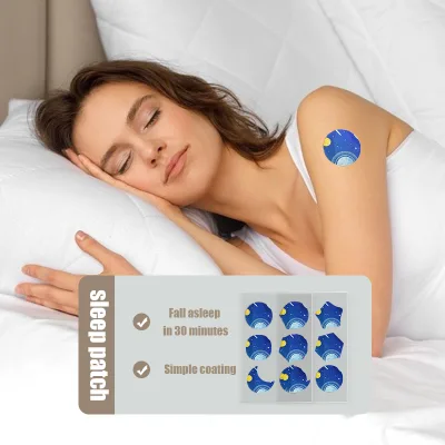 Natural Ingredietns Transdermal Relief Stress Sleep Support Patches Sleep Aid Patches for Deep Sleeping