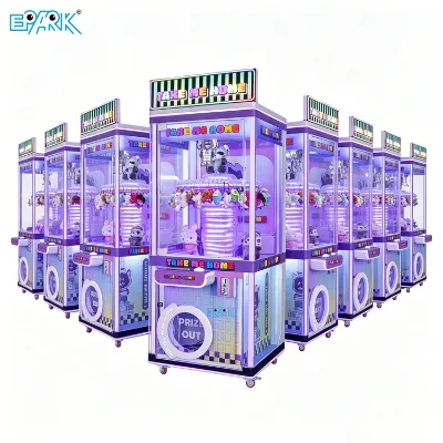 Commercial Purple Clip Machine Prize Game Machine Plush Toy Hanging Clip Arcade Machine for Shopping Mall and FEC