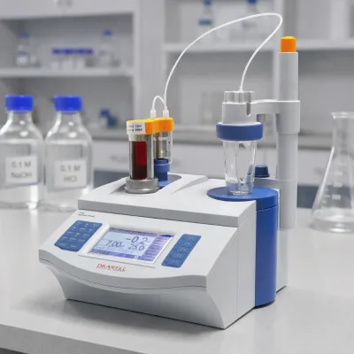 Ti-40 High Accuracy Titration Instrument 10ml 20ml Replaceable Burette Automatic Titrator