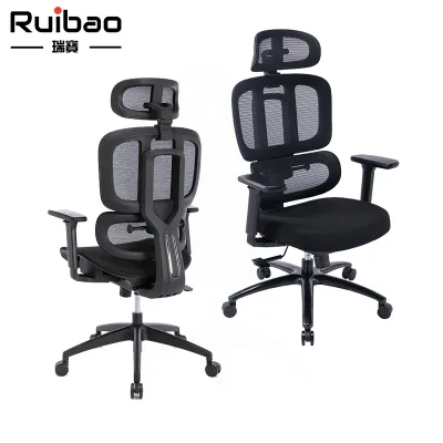New Arrival Flip up Armrest Meeting Chair High Back Executive Mesh Office Chair With Headrest