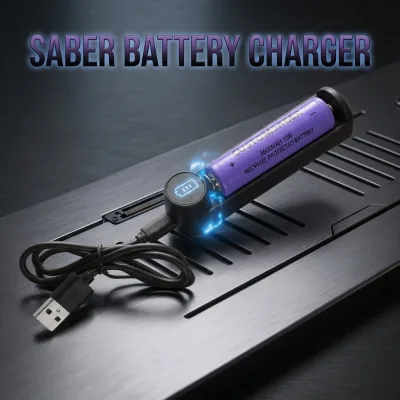 Nexus Sabers High Quality Saber Battery Charger for 14500/18650/21700 Lightsabers Accessories with Protect Over Load System